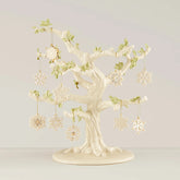 Snowflake 10 Piece Ornament & Tree Set